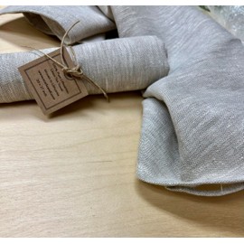 Trendy Tripper 100% Pure Lithuanian Linen Tea Towel Natural White Melange 20” x 27” (Natural White Melange, 1)