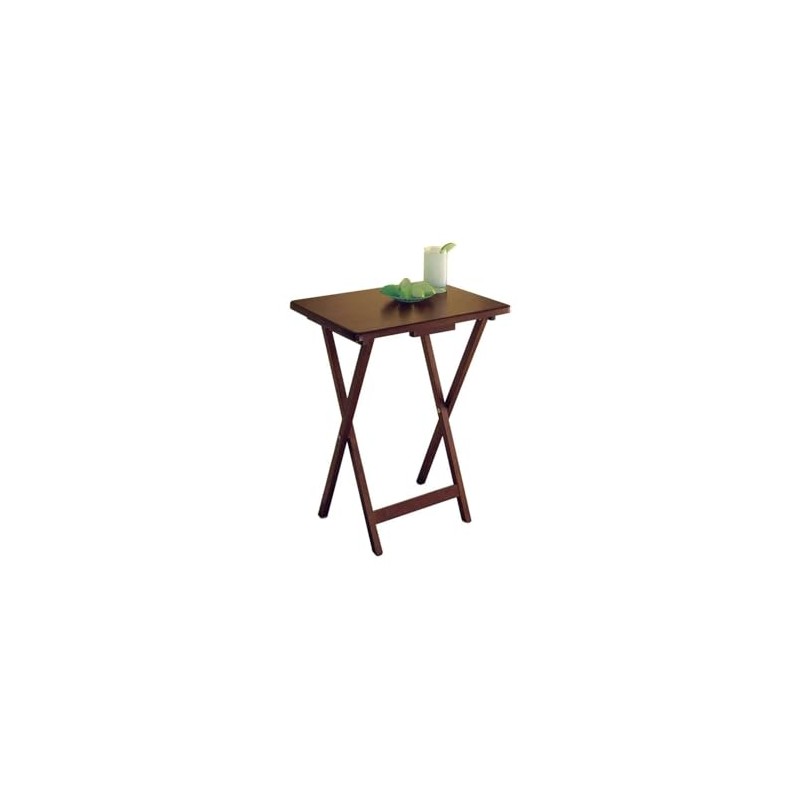 Winsome Alex Folding Snack Tables Set, for Living Room, 26",