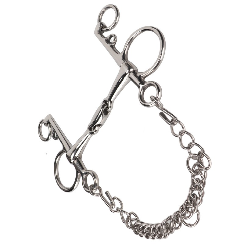Stainless Steel Horse Pelham Bit Gnaw Resistant Ease of Control
