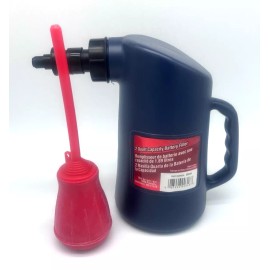 East Penn/Deka & Quick Cable Golf Cart Battery Filler Deep, Cycle Battery Water Bottle + Filler Bulb