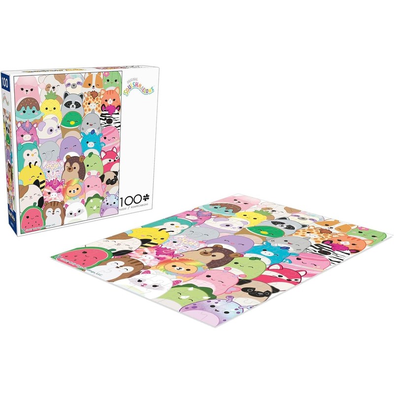 Buffalo Games - Squishmallows Buddies 100 Piece Jigsaw Puzzle, Family