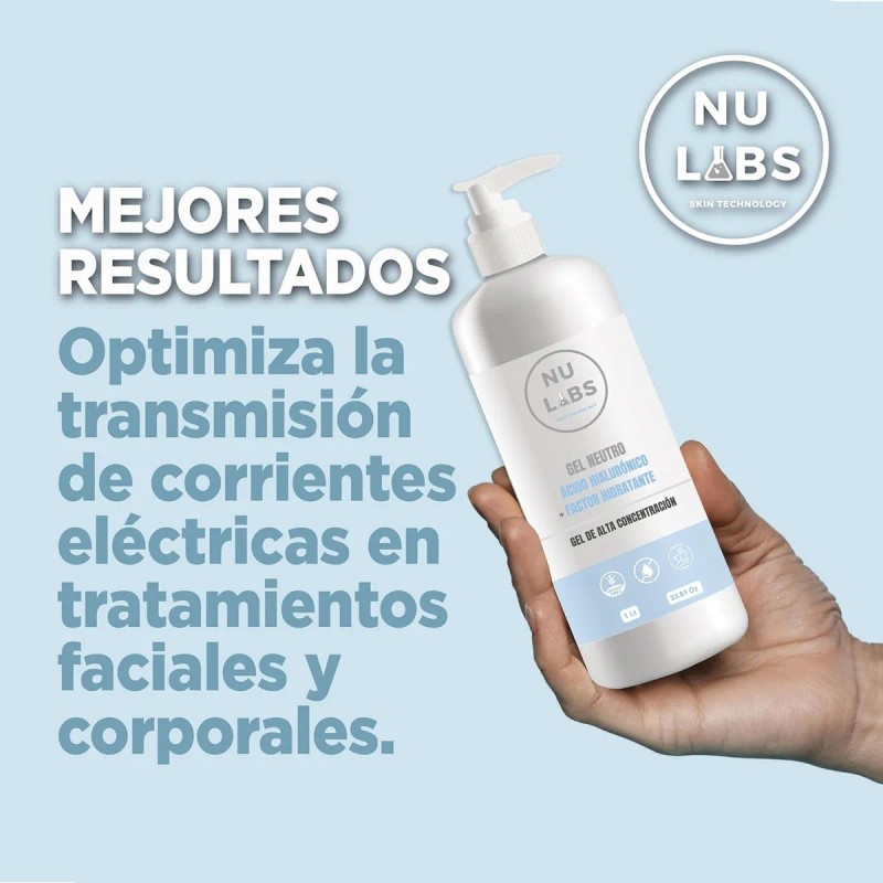 Gel Conductor Facial Para Aparatología Y Microcorriente Gel Facial Y