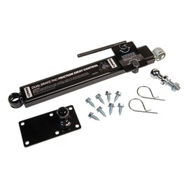 Husky Towing 34715 Right-Hand Weight Distribution Hitch Sway Control Kit Includes Side Bar Handle Tongue Ball Plate Sway Control Ball and Hardware