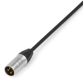 PD Connex DMX Cable 3 Pin Male to Female 12m, Professional Grade, IP65 Rated Outdoor and Indoor Use, Metal Connectors for Reliable Lighting Control, 3 Pin DMX Connector
