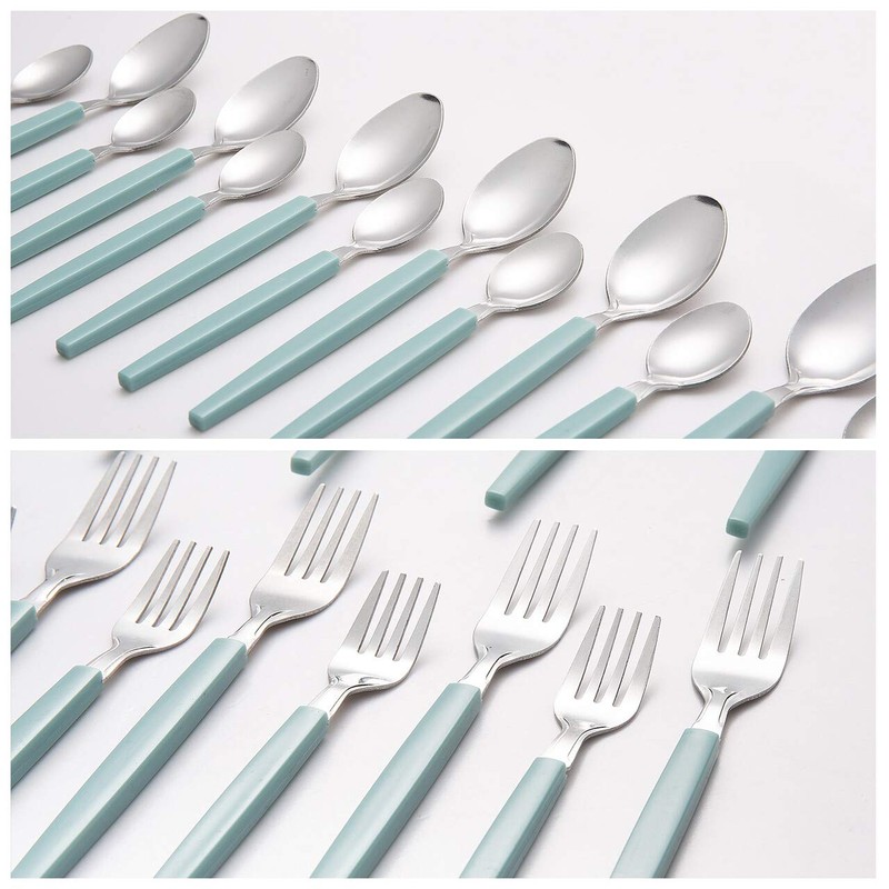 Cutiset 40 piece Stainless Steel Kitchen Flatware set with organizer,