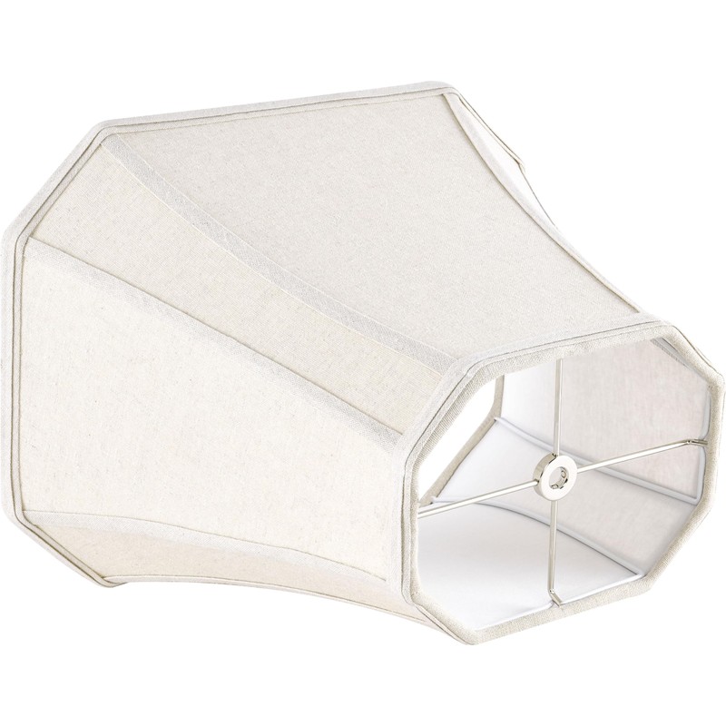 GO&SO Square Cut Corner Lampshade, 8x14x11 Inch Medium Table Lamp
