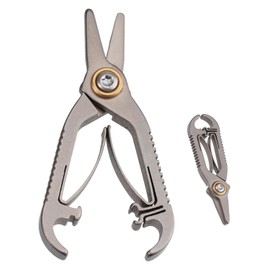 TIKIDESIGN Titanium Nose Hair Scissors