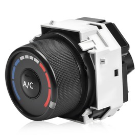 HVAC Mode Central A/C Temp Heater Control Switch Knob Assembly Sub-Assembly Compatible with Toyota RAV4 2006-2012, Corolla 2009-2013 Part Numbers 55903-12100 55903-0R010 55903-42050 55903-75D359