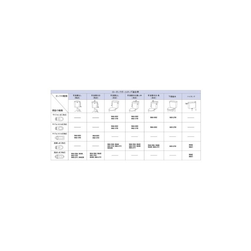 Kakudai 964-003 Versatile Low Tank Ball Tap with Auxiliary Water