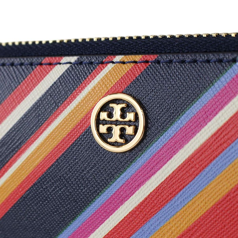 Tory Burch Emerson Zip Continental Wallet, Vivid Stripe, X-Large