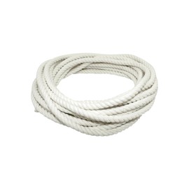 SGT KNOTS Twisted 100% Cotton Rope for DIY Projects, Crafts, Macrame Cord, Commercial, Agricultural - High Strength, Natural (5/16" x 25ft, Natural)