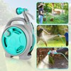 50FT Retractable Garden Hose Reel, Lightweight & Portable Hose Reel