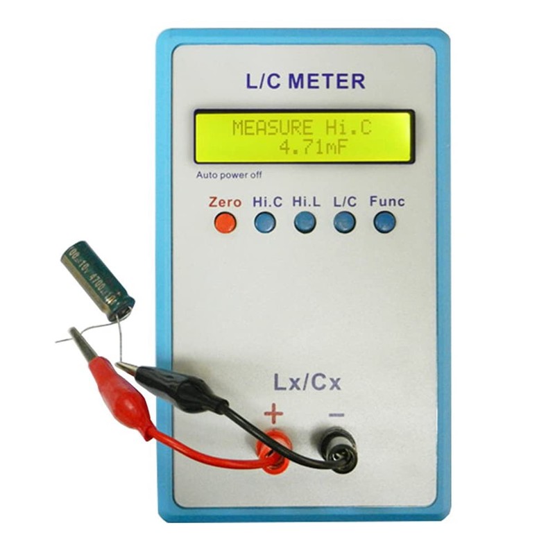 Buerjia LC-200A Handheld Inductor&Capacitor Digital LCD Capacitance Inductance Meter Inductance