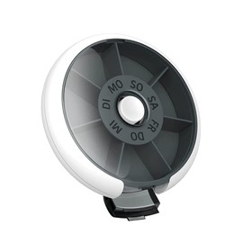 Pill Organiser, 7 Day Pill Organiser, Pillnut Weekly Planner Pill Box Planner for Daily Medication, Vitamins, Dietary Supplements, BPA-Free, Sealed Package, Pill Reminder (Black)