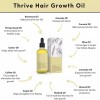Aceite Vegano Natural Para El Crecimiento Del Cabello,60ml*3