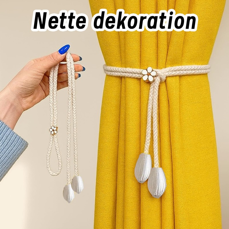 Curtain Tiebacks, Pack of 6 Curtain Tiebacks, Adaptable Curtain Holders