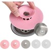 5PC Tapones de Drenaje de Silicona 2 en 1