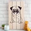Happy Pug Stencil - Reusable Stencils for Painting - Create