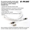 G-PLUG 10FT RG6 Coaxial Cable Connectors Set - High-Speed Internet,