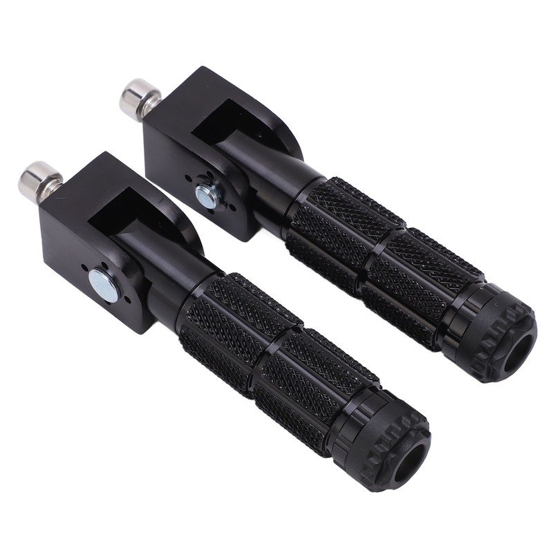 1 Pair Universal Motorcycle Footrests Rear Set Footpegs with 8mm