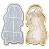 EORTA 3 PCS/Set Resin Tray Silicone Molds with Women Body