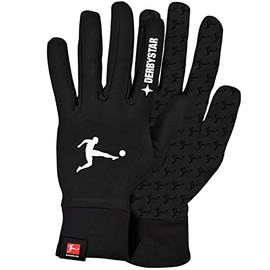 Derbystar Jungen Bundesliga v22 Finger Gloves, Black, 7