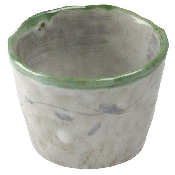 Banko Ware 11995 Noodle Bowl Soba Chiyo Mouth Tsuta Oribe