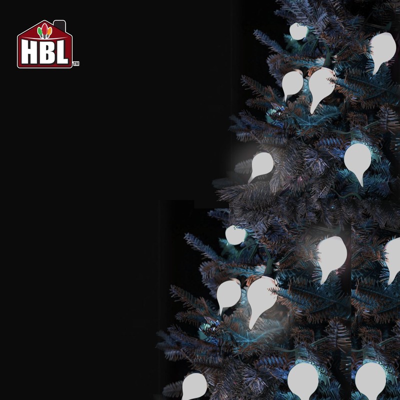 Holiday Bright Lights Indoor/Outdoor Tear Drop Light Replacement Bulbs White