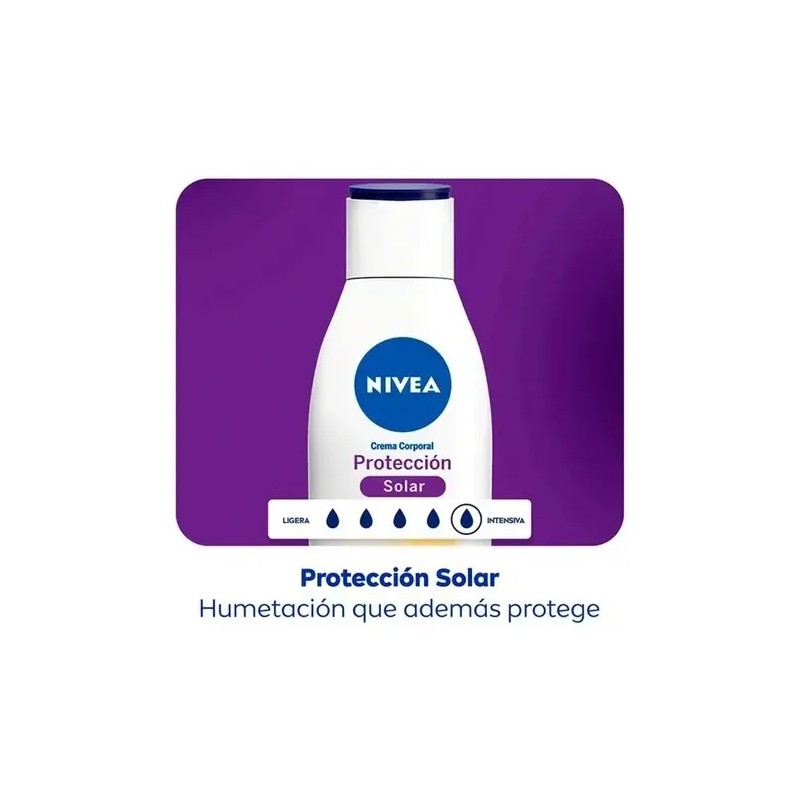 Crema Corporal Nivea Protección Solar Fps 15 220ml
