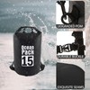 POPOYU Dry Bag, black, WaterproofBag
