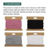 MECCANIXITY 1/4 Inch Double Fold Bias Tape Cotton Continuous Bulk