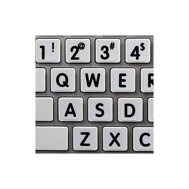 4Keyboard New Apple English Large Lettering Upper Keys Keyboard Stickers