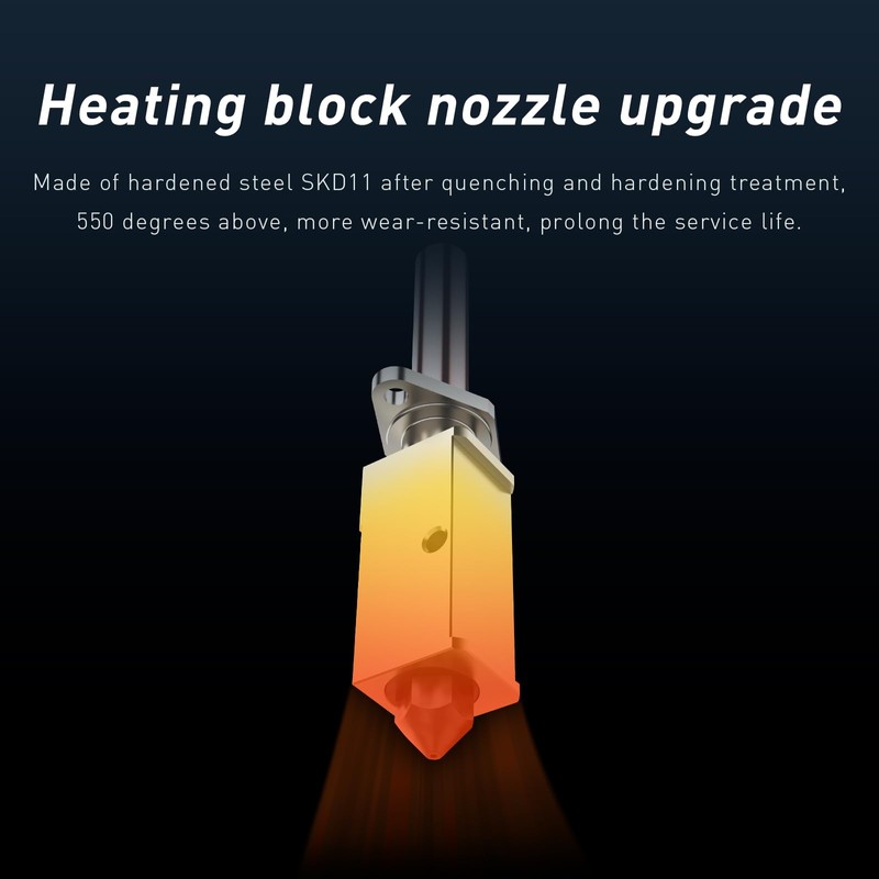 SeulQirw X1 Carbon Hotend Kit with 0.4mm Hardened Steel Nozzle