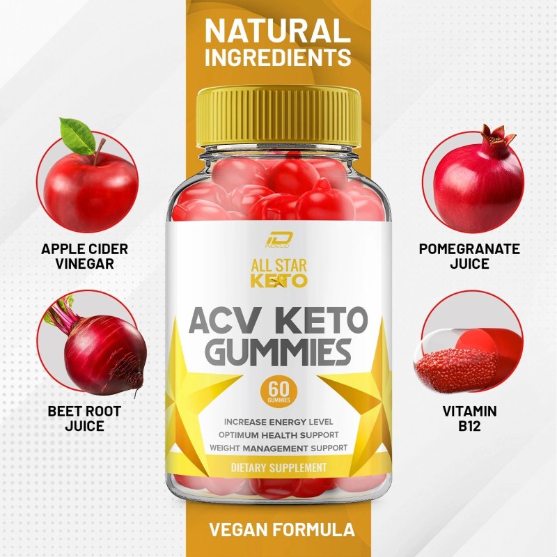 All Star Gummy (3 Pack) All Star ACV Gummies Supplement