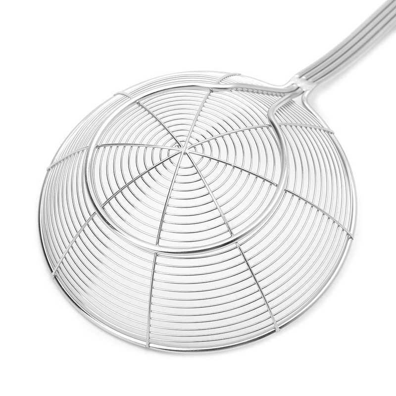 KOFUN Spider Strainer Skimmer, Solid Spider Strainer Skimmer Ladle Stainless