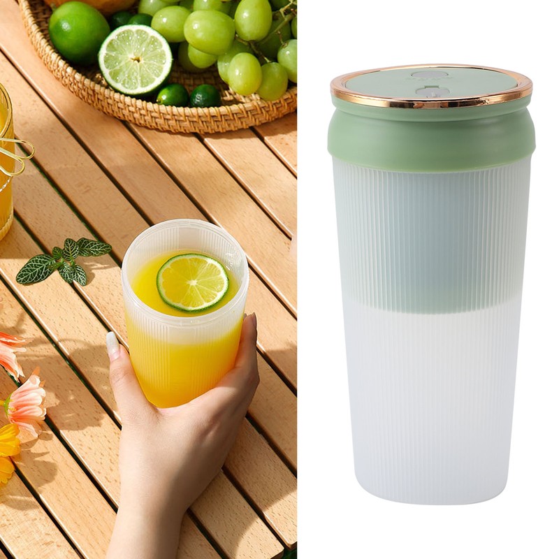 Portable Blender 4 Blades Cordless 300ml Capacity USB Rechargeable Handheld