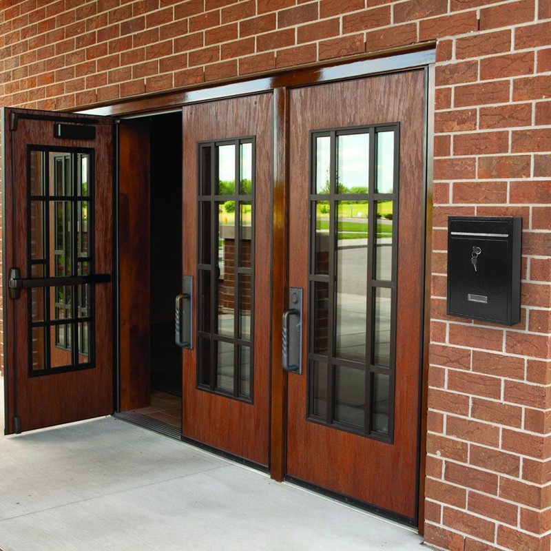 KYODOLED Key Lock MailBoxes for Outside, Locking Wall Mount Mailbox,