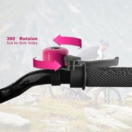 Binudum Bike Bell with Loud Melodious Sound Classic Mini Bicycle Bell for Kids Adults Bike Horn for Road, Mountain Bike for Scooter, MTB, BMX