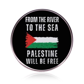 Palestine Pin Free Palestine Brooches Metal National Palestinian Flag Lapel Pins Metal Alloy Badge Accessories Support Campaign Charity Donation Event Gift Accessories