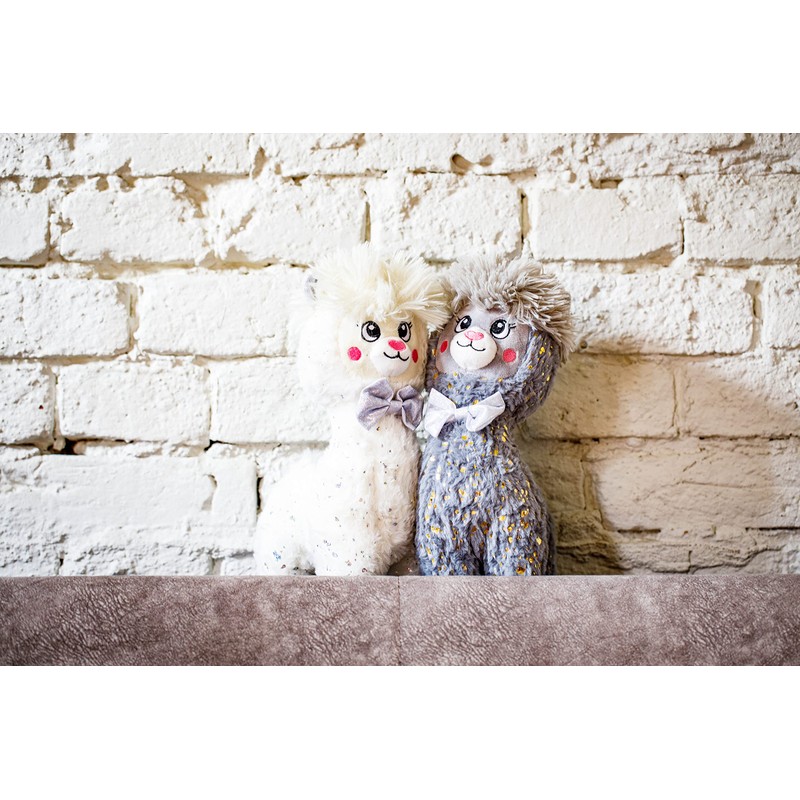 InnoGIO GIOplush Alpaca - White, 30 cm