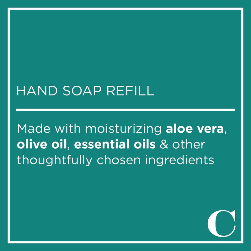 Caldrea Hand Soap Refill, Aloe Vera Gel, Olive Oil And