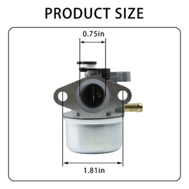 790845 Carburetor Kit for Toro 22" Recycler & Craftsman Lawn Mowers - Compatible with B&S 12H800 Engine (Fits 799866, 790845, 799871, 796707, 794304) - Includes Air Filter, Spark Plug & Primer Bulb