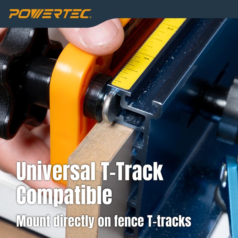 POWERTEC Featherboards for Router Table Fence, Bandsaw, Tandem Feather Boards
