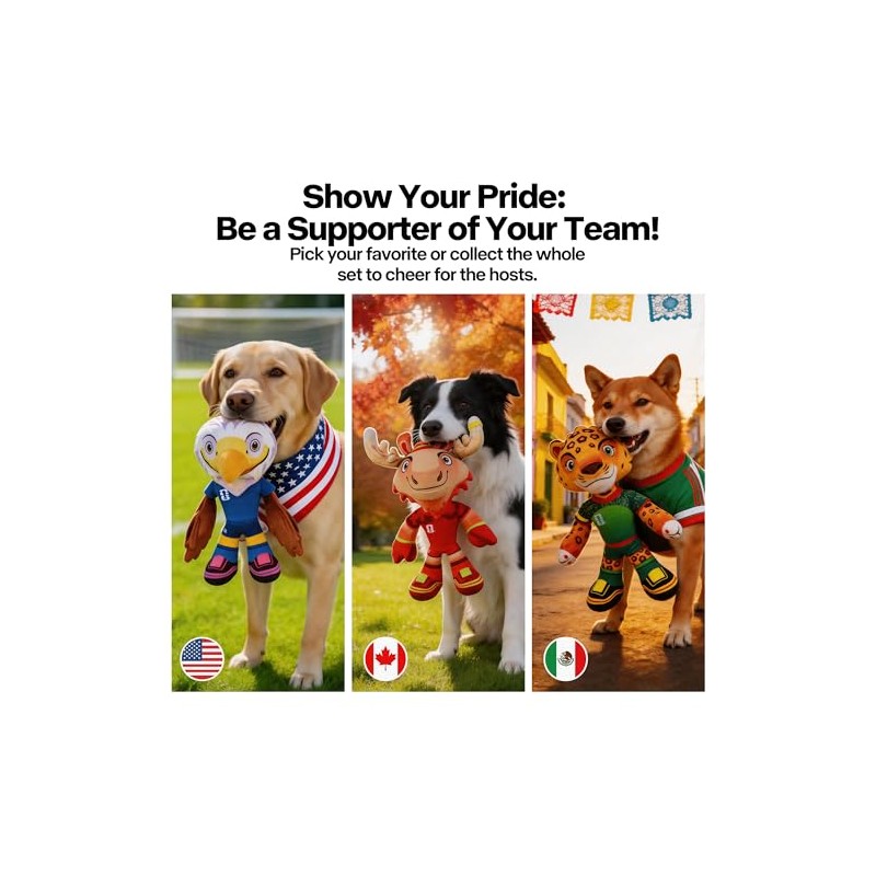 Juguete para Perro FIFA Mascot – Resistente, Interactivo, Ideal para