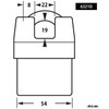 Master Lock 41071 931DPFSENMX Candado Reforzado con Proteccion de 54