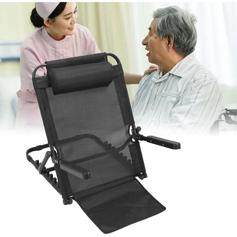Respaldo con Reposabrazos Ajustable, Respaldo de Cama con Elevación Ajustable