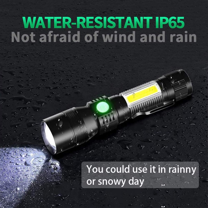 Blacklight flashlights, 3 in-1 Rechargeable Flashlights, UV Light Magnetic LED