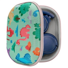 Geekria Shield On-Ear Headphone Case Compatible with JBL Tune 510BT, Tune 660NC, Tune 560BT, Tune 500BT Case, Replacement Hard Case Travel Bag with Cable Storage (Green)