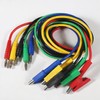 Banana plug to alligator clip, 4mm banana plug test line,