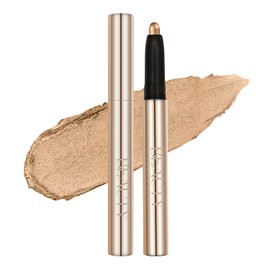 Eyeshadow Stick Matt Shimmer Eyeshadow Pencil Crayon Smooth Waterproof Pigmented Creamy Eyeshadow Pencil Eye Lightener Highlighting Pen Eye Makeup (#03 Golden Rose Shimmer)